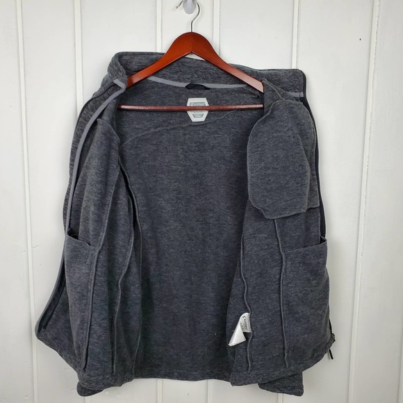 Killtec Women's 12 Gray Full Zip Mock Neck Fleece Sweatshirt - Picture 10 of 13